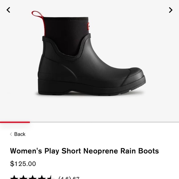 Hunter boots - women’s rain play mini scuba boots - Never worn! - Picture 5 of 10